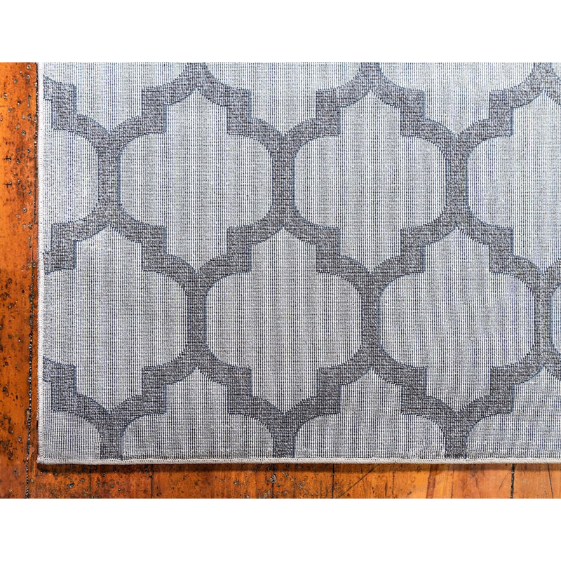 Tapis beige / brun clair Molly Geomertric, Rond 7 pi 10 po