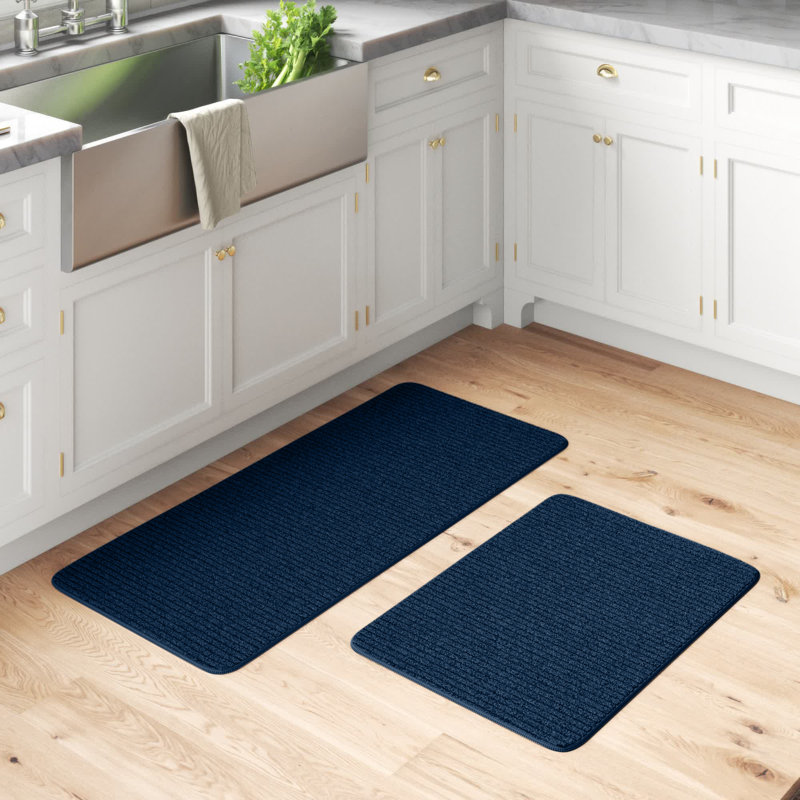 Tapis de cuisine Arturas, Bleu denim