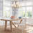 Granita Trestle Base Rectangular Dining Table-1845097250