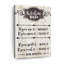 "Kitchen Rules", art textuel sur toile tendue-514444122