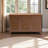 Diora Brown Finish 8-Shelf With 2-Door Shoe Storage Cabinet, 27.24" H X 44.31" W X 14.49" D