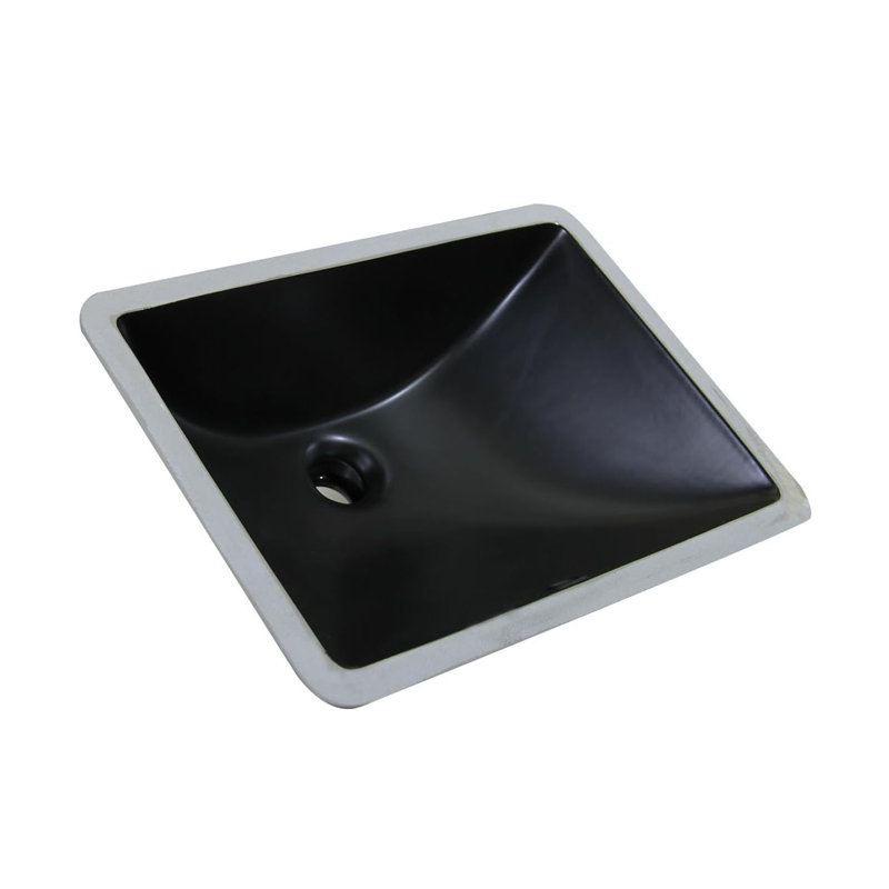 Petit lavabo sous-comptoir en porcelaine YZ2408BD