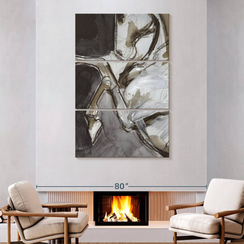 Brampt Horse Abstraction IV, H 74 po x l 48 po