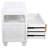 Solid Wood 2 - Drawer End Table-20383107