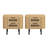 22.5 '' Fluted End Tables