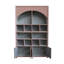 Armoire de rangement en bois avec bord festonné Jonnathon, rose antique