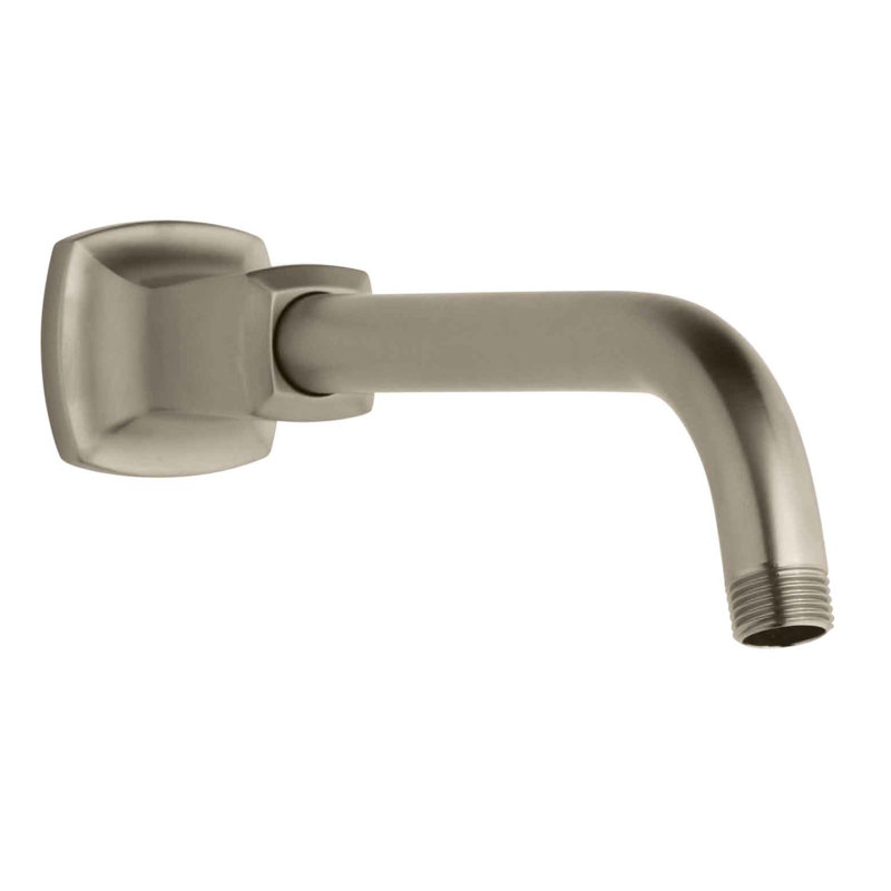 Margaux Showerarm and Flange, Bronze brossé vibrant