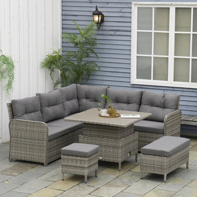 Rattan Sofa Set