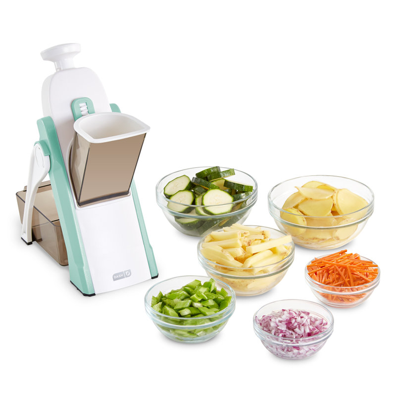 Aqua Safe Slice Mandoline Slicer with Stainless Steel Blades