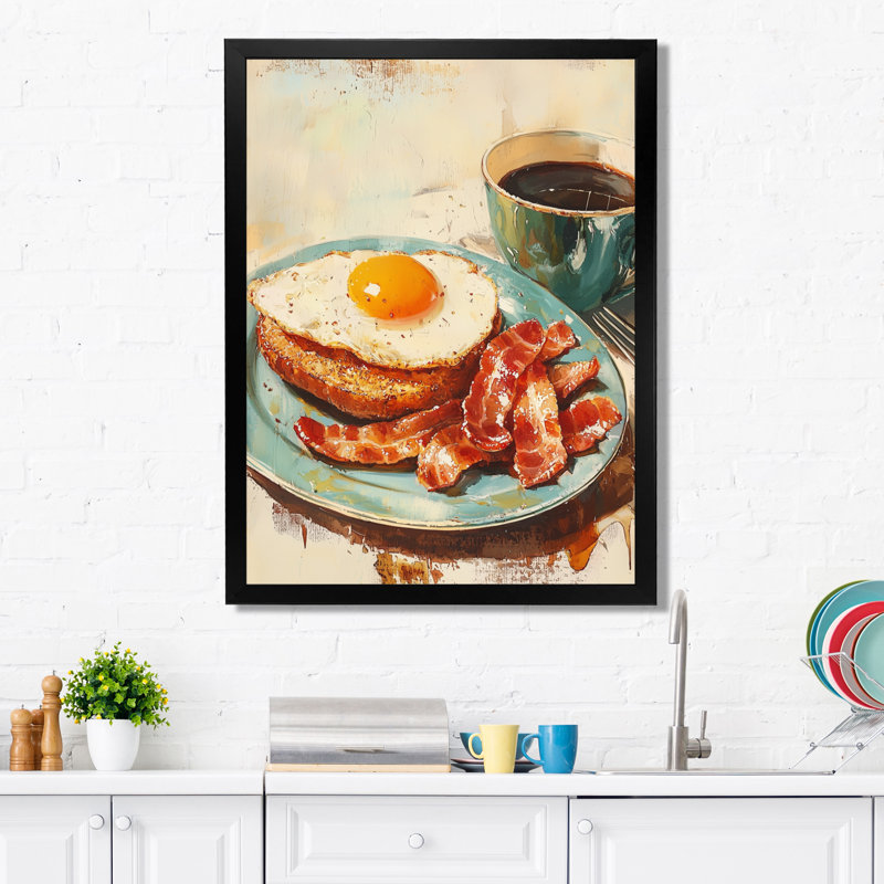Hendon - Food & Beverage Wall Art Prints, Noir, noir, noir, noir, H 20 po x l 12 po, Reproduction encadrée d'une seule photo