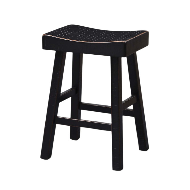 # N / A, Siège noir / structure noire, Tabouret de comptoir (siège d'une hauteur de 24 p