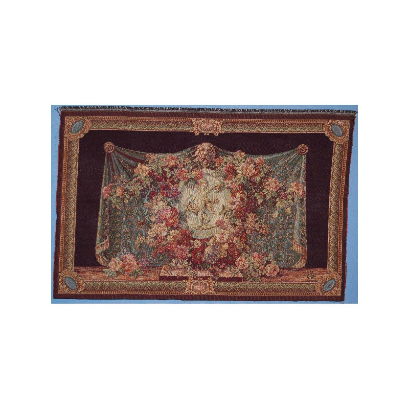 Tapisserie ange fleur
