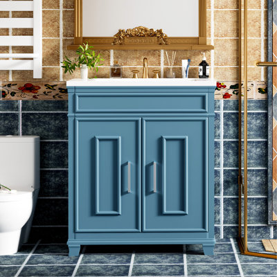 Meuble-lavabo polyvalent avec rangement spacieux et caractéristiques haut de gamme
