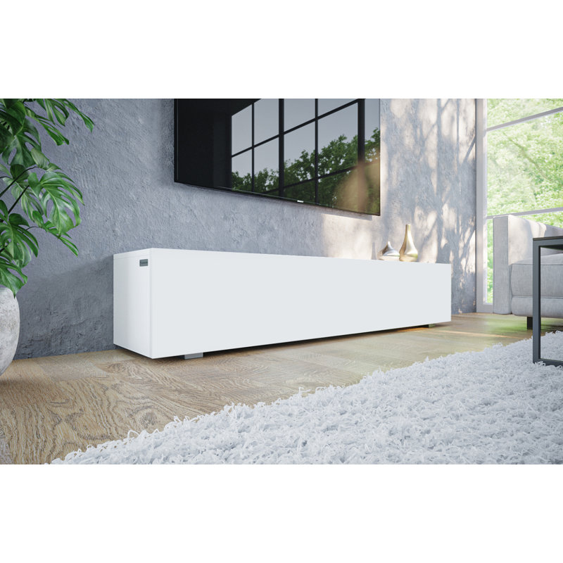 Blake-Reilly Unfinished TV Stand for TVs up to 40", Matte White