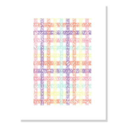 Unique Plaid' Wall Decal