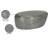 Keelby Aluminum Coffee Table-1704530781-1704530776