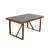 Tamye 6 - Person Wood Patio Dining Set with Rectangular Table-1816073435