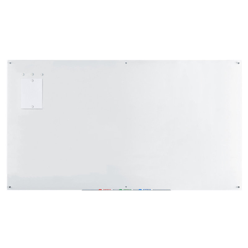 Audio-Visual Direct Magnetic White Glass Board, 48" x 96"