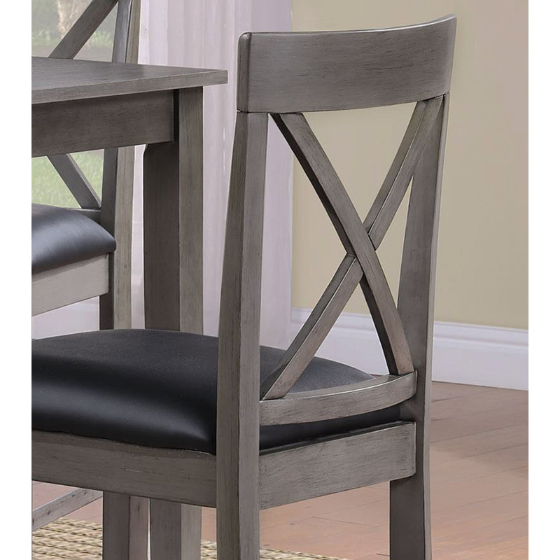 Table bistro Lakewood Gray + 4 tabourets
