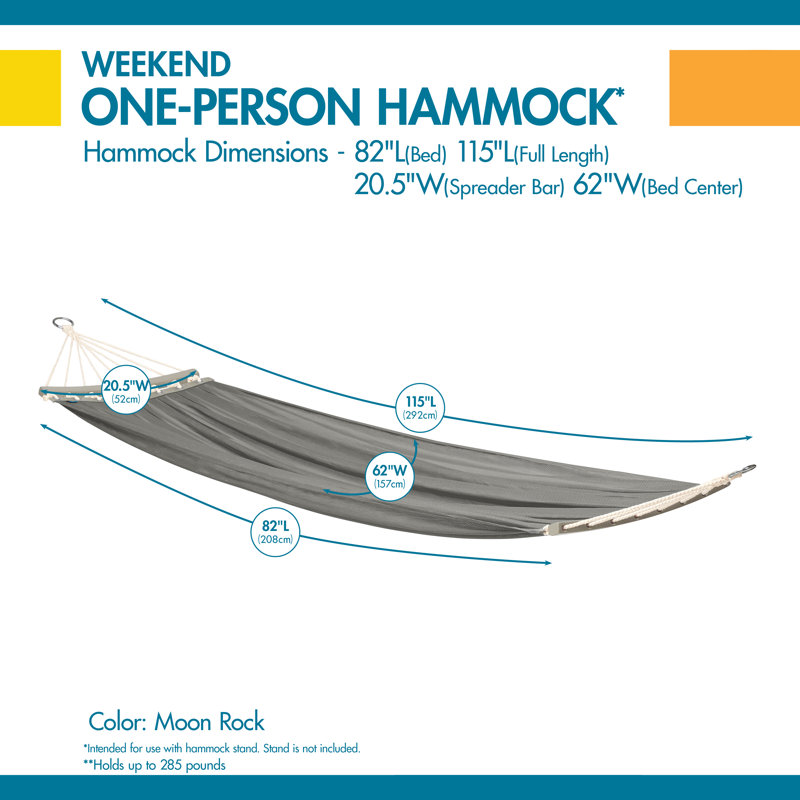 1 Person Classic Hammock, Moon Rock
