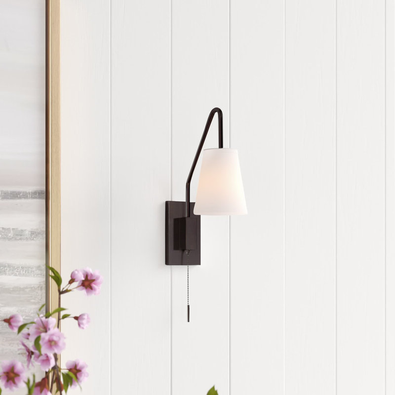 Bailee 1-Light Dimmable Wall Sconces, English Bronze