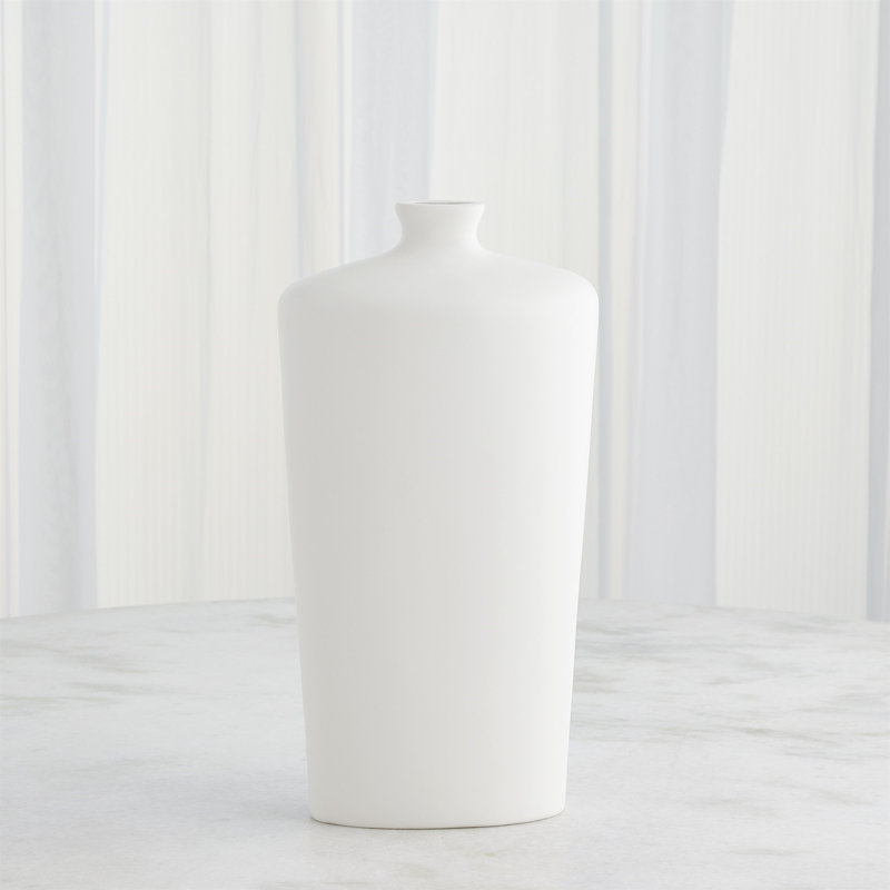 Terzo Handmade Ceramic Table Vase, 18" H x 9" W x 5" D