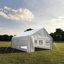Tente de mariage d'extérieur 20 x 20 pieds - Structure stable et événements imperméables avec ventilation idéale pour les fêtes et les mariages