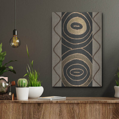  «Tribal Linkage 1» par Alonzo Saunders, art mural en métal, 12 po x 16 po