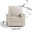 Fauteuil inclinable et pivotant Texas Nursery-128798905