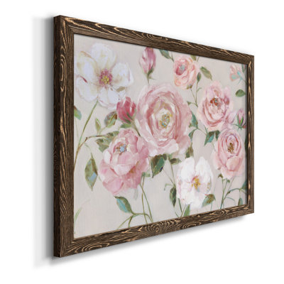 Cottage Sweet Garden - cadre photo, reproduction d'art sur toile