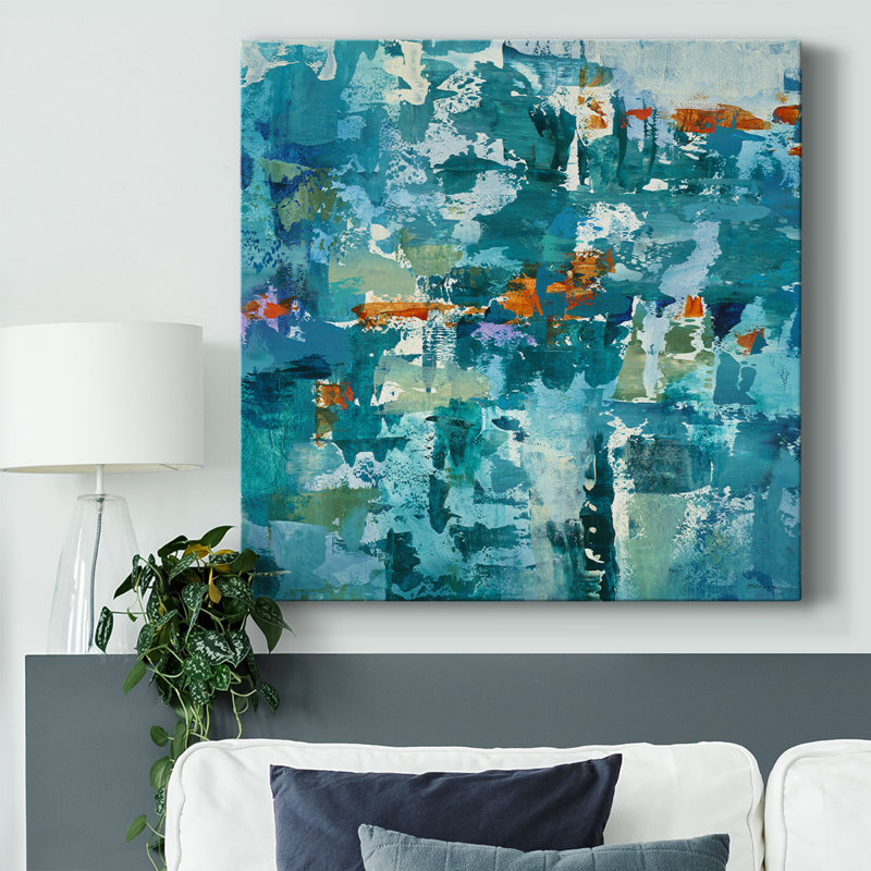 Reticent I sur toile, H 40 po x l 40 po x P 1,5 po