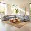 Canapé modulaire rembourré 8 pièces Nuccio-131636644