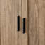 Armoire de rangement durable en panneau de fibres à densité moyenne avec tablette réglable et raccords en métal pour l'organisation de la salle de bain et du bureau-1986104756