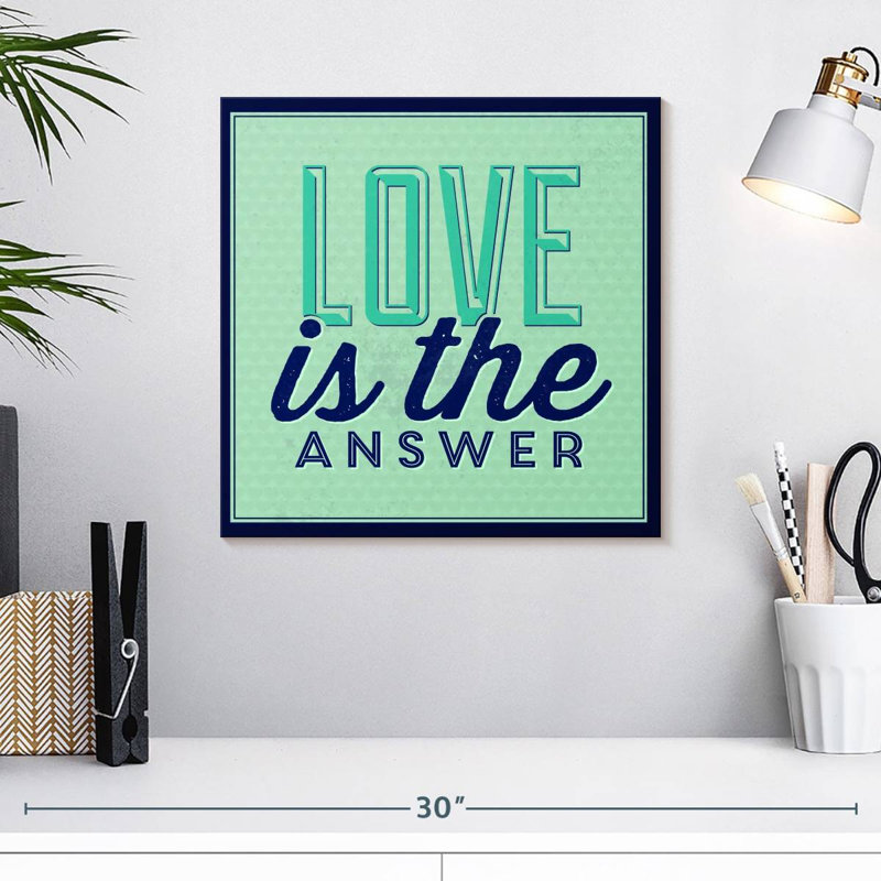 Tergel Love Is The Response I, H 16 po x l 16 po