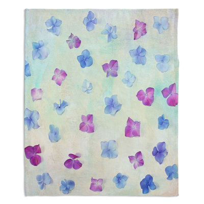  Jeté d'hortensias