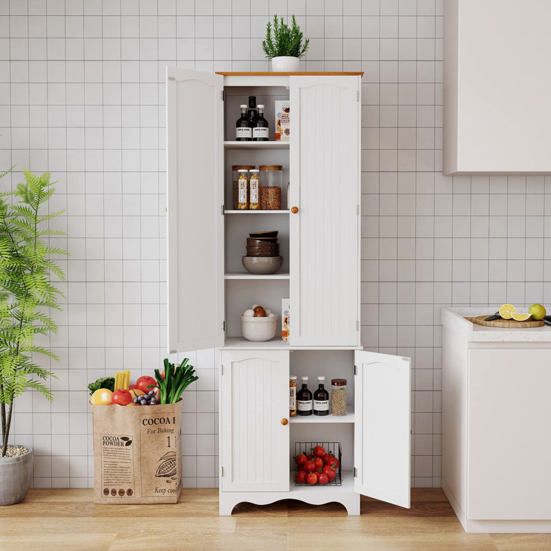 Armoires de rangement 72 po, Blanc