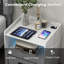 45cm W Manufactured Wood Bedside Table