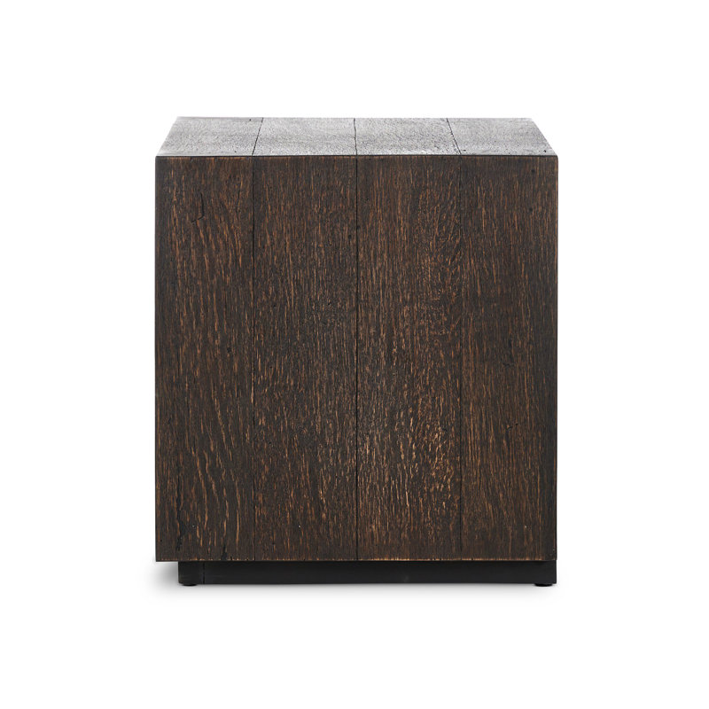 Abaso 2 - Drawer Nightstand, Dark Brown