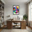 «Fashion Colorful Football Graffiti», reproduction d'art-1994540479