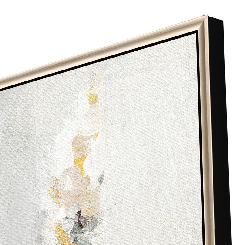 Rustic Garden I Silver Floater Frame Print Wall Art