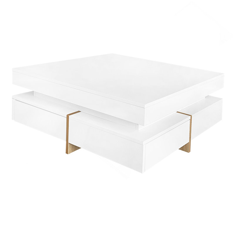 Askhat Single Coffee Table, White