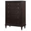 La commode et la commode rectangulaires offrent un espace de rangement spacieux et un style moderne et minimaliste pour les chambres à coucher