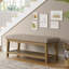 Polyester Upholstered Storage Bench-968571701