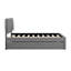 Lit plateforme tapissier simple avec lit gigogne Teddy-1153022011