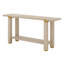 Console de 62,9 po avec console minimaliste moderne, canapé d'entrée en bois de pin massif avec détails en métal, tablette de rangement ouverte-548984790