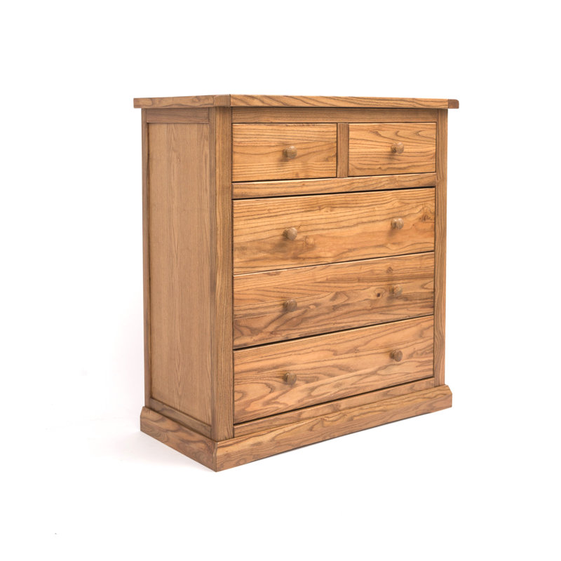 Rodriques 90cm W 5 - Drawer Chest of Drawers