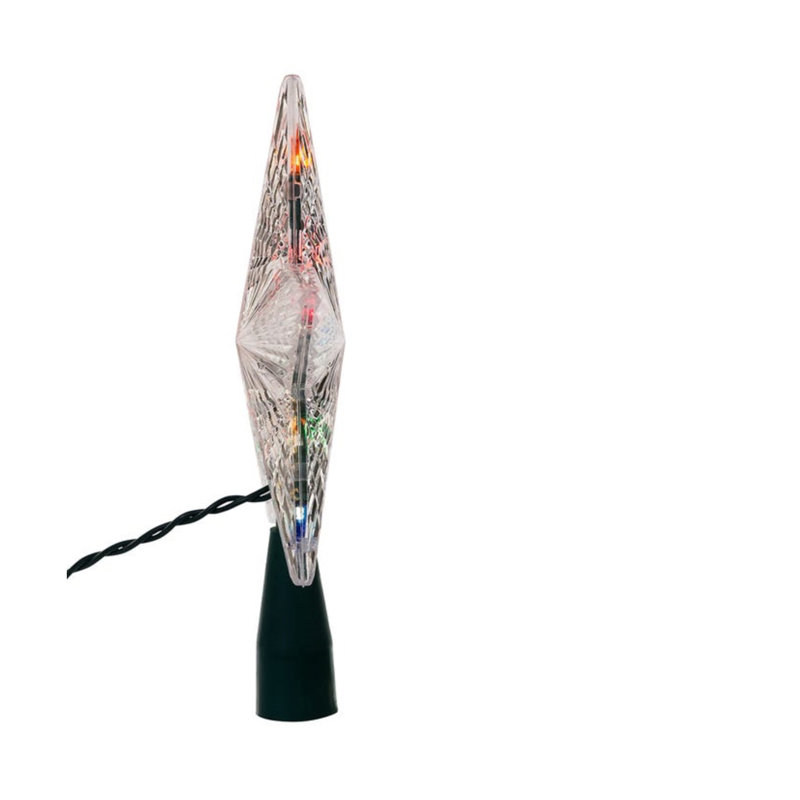 Kurt Adler UL 10-Light Multicolor Treetop Star