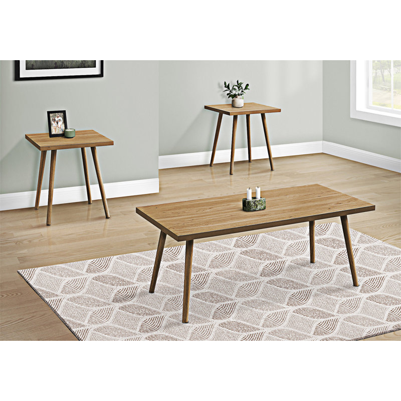 Ensemble de tables basses, Brun