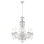 Sterling 9 Light 27in x 31in Chandelier in Gold with Clear Heritage Handcut Crystals