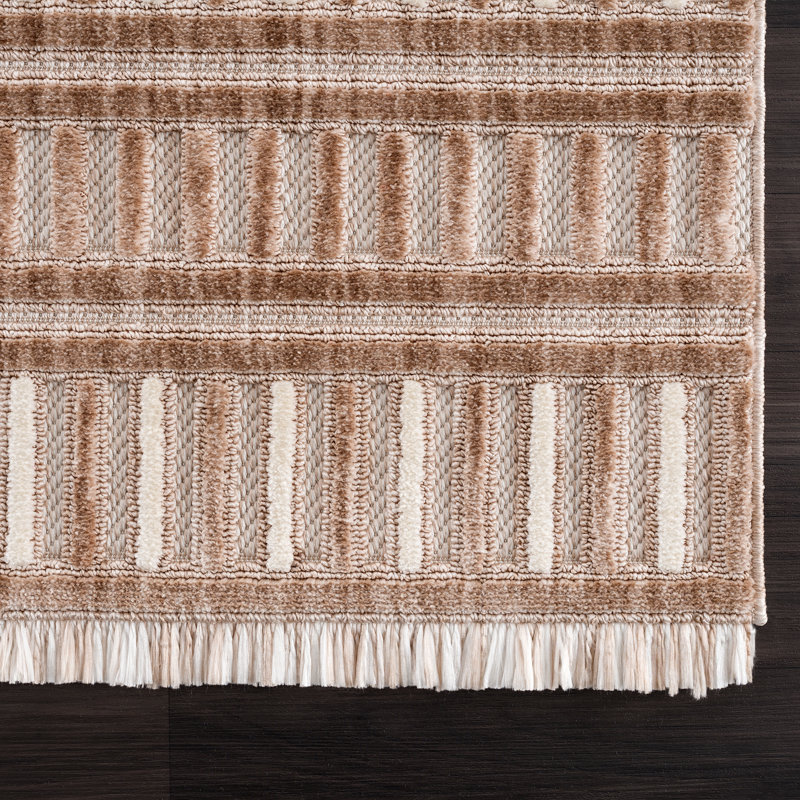 Geometric Indoor Rug, Rectangle 1'10" x 3'